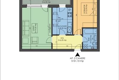 Apartament cu 2 camere decomandat în Prelungirea Ghencea