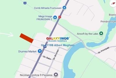 Teren Construcții extravilan de 2852 mp, în Frumușani