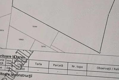Teren de 10000 mp, în Central - 3