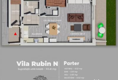 Casă cu 4 camere cu Teren 35 Mp în Ștefăneștii de Jos - 1