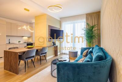 Apartament cu 2 camere semidecomandat, mobilat în Herăstrău