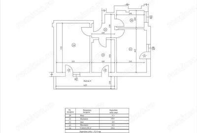 Apartament cu 2 camere decomandat în Central