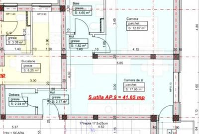 Apartament cu 2 camere semidecomandat în Central