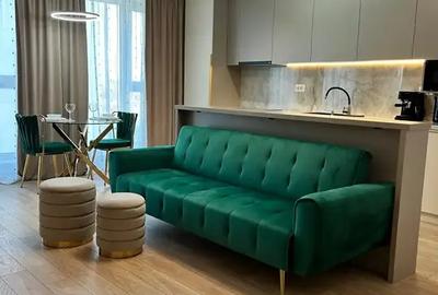 Apartament cu 2 camere nedecomandat, mobilat în Central