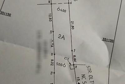 Teren de 608 mp, în 23 August