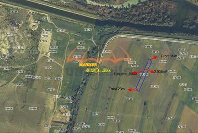 Teren de vanzare intravilan in Floresti, 2.936m²/100€m² - 1