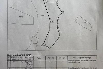 Teren de 47000 mp, în Sichevița - 2