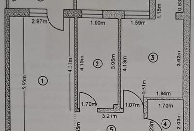 Apartament cu 2 camere decomandat, mobilat în Apărătorii Patriei - 2