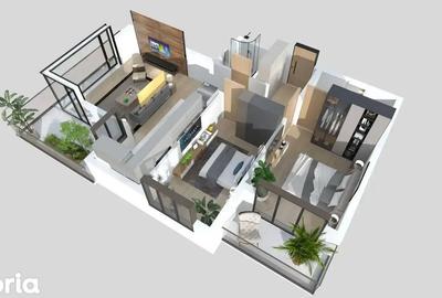 Apartament cu 3 camere decomandat în Moșilor - 2