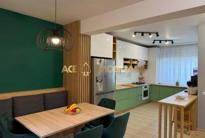 Apartament cu 3 camere semidecomandat, mobilat în Crângași