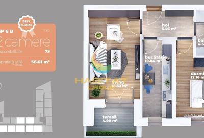 Apartament cu 2 camere decomandat în Theodor Pallady - 2