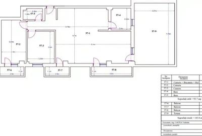 Aartament 3 camere de vanzare, suprafata foarte generoasa zona Pallady Aartament 3 camere de vanzare, suprafata foarte generoasa zona Pallady - 2