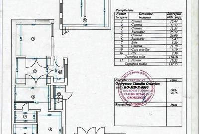 Casa cu 6 camere -  Str. Sf Maria - Sector 1- suprafata  137 mp - 9