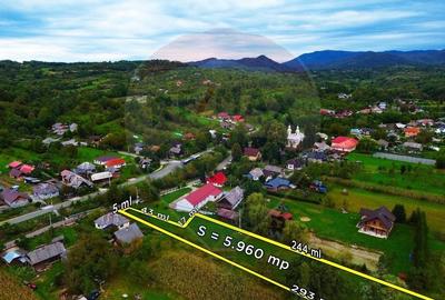 Teren de vanzare 5,960mp Unguras - 1