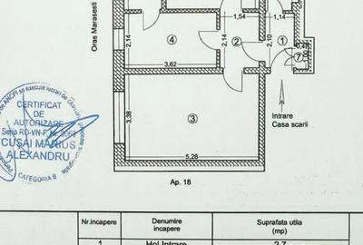 Apartament cu 2 camere decomandat în Gară