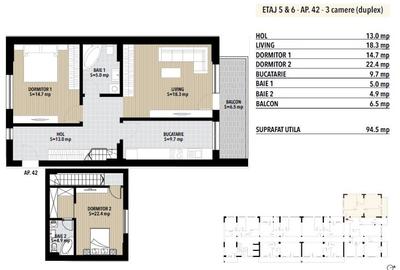Apartament cu 3 camere decomandat în Metalurgiei - 2
