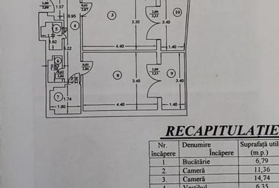 Apartament cu 3 camere decomandat în Națiunile Unite - 2