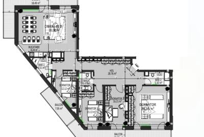 OCAZIE:Apartament 5 camere,3 bai,centrala proprie,zona Promenada Lacului Morii! OCAZIE:Apartament 5 camere,3 bai,centrala proprie,zona Promenada Lacului Morii! - 6