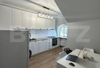 Apartament cu 2 camere, 56 mp, mobilat, utilat, view superb, zona Gruia - 7