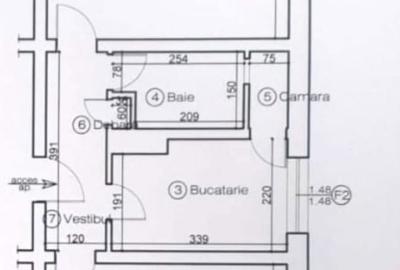Apartament cu 2 camere decomandat în Centrul Civic - 2