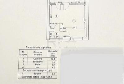 Garsonieră semidecomandată, mobilată în Grozăvești - 9