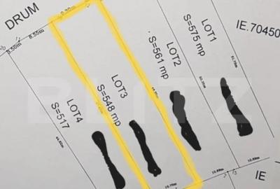 Teren de 548 mp, în Central