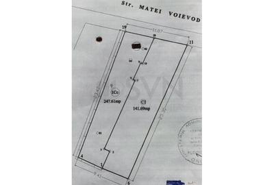 Teren Construcții intravilan de 265 mp, în Matei Voievod - 3