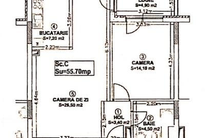 EXCLUSIV BLITZ ! Apartament 2 camere, etaj intermediar, zona Rivus Mall - 12