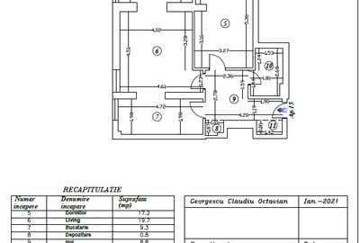 Apartament cu 2 camere decomandat, mobilat în Aviației - 1