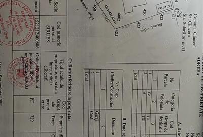 Casă cu 5 camere cu Teren 800 Mp în Clinceni