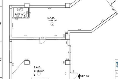 Spațiu comercial, de 121.4 mp, în Central - 1