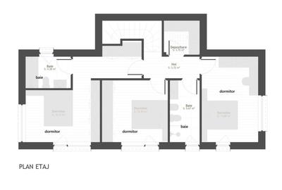 Casă individuală cu 4 camere cu Canalizare în Chinteni - 7