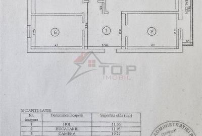 Apartament cu 3 camere decomandat în Central - 1