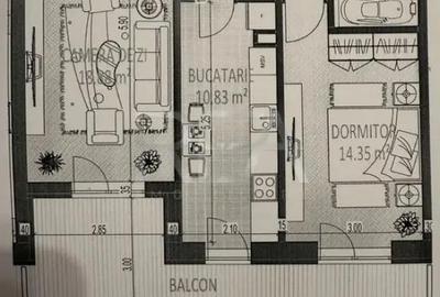 Apartament cu 2 camere decomandat, mobilat în Lacul Morii - 8