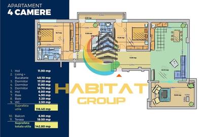 Vanzare Penthouse 4 camere suprafata 143 mp la 1 minut de Stb - 2