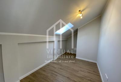 Penthouse cu 5 camere semidecomandat, mobilat în Cristian - 8