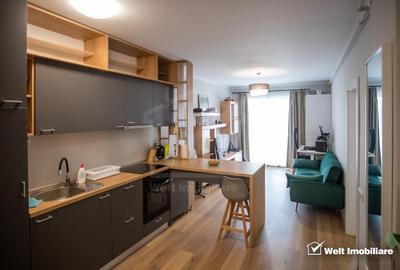 Apartament cu 2 camere semidecomandat, mobilat în Bună Ziua