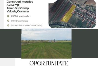 Teren de 4753 mp, în Vâlcele