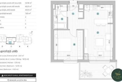 NOU Proprietar Apartament 2 cam Baneasa | Pta Presei | Mobilat Utilat - 1