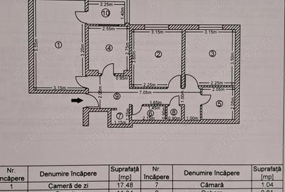 Vand apartament 3 camere - 1