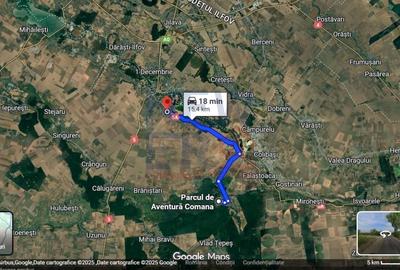 De Vanzare Teren 400 mp cu Autorizatie de contructie  Adunatii Copaceni  Giurgiu - 5