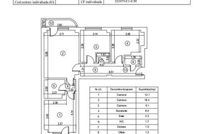 Apartament 3 camere- zona Stadion Ghencea - 9