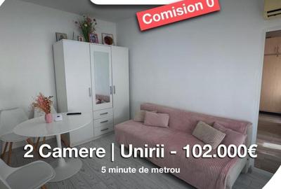 Apartament cu 2 camere, mobilat în Unirii - 1