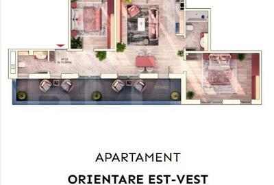 Apartament 3 camere, 70 mp, balcon, parcare subterana - 3