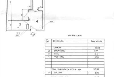 Garsonieră decomandată, mobilată în Vitan Mall - 6