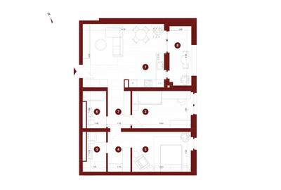 Apartament cu 3 camere în Vladimirescu - 8