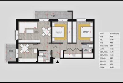 Oază de Confort și Eleganță: Apartament 3 Camere Decomandat- Comision 0% - 16
