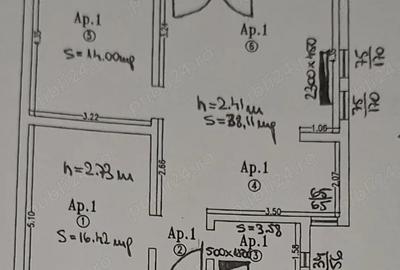 Apartament 3 camere, parter, duplex pe nivel - 6