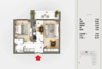 Apartament Premium  Izolat Fonic | 2 Camere Decomandat Sector 3 - 2