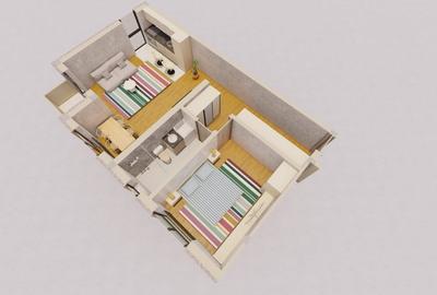 Apartament cu 2 camere decomandat în Sânandrei - 4